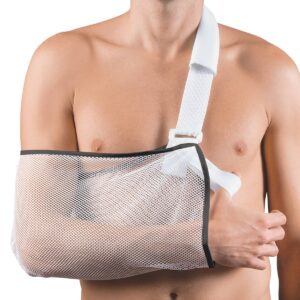 Attelle De Bras Confortable Avec écharpe - Rembourrée Respirante, Taille Unique