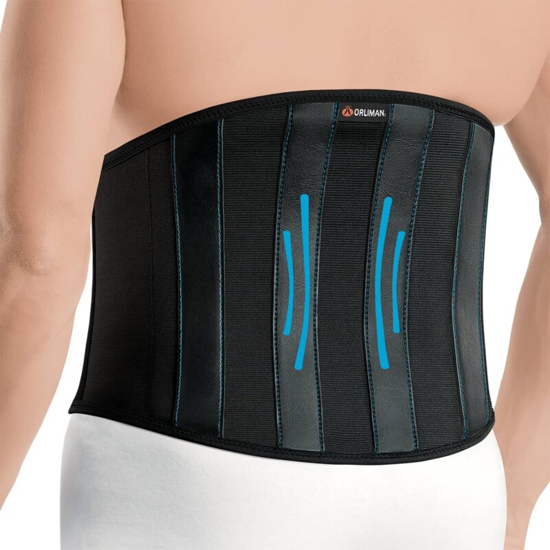 ORTEMA Lumbo-X Ceinture Lombaire Haute Respirante - Soutien Orthopédique Sportif Moto Et Quotidien