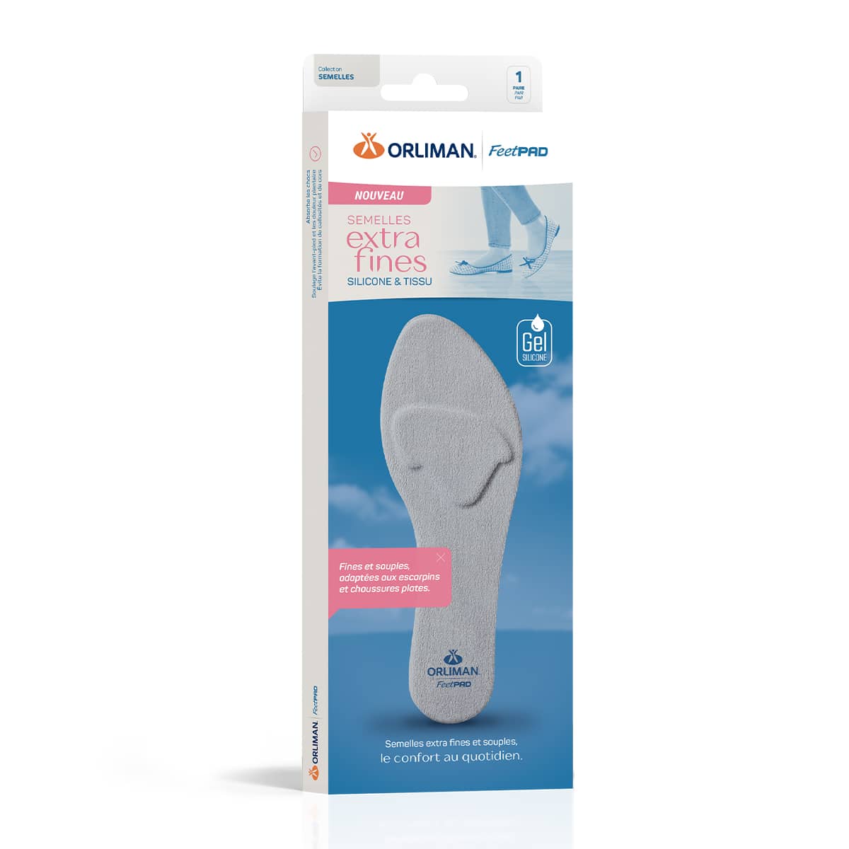 Semelles Sole Performance Fines Avec Met Pad – Tailles Homme 8 / Femme 10