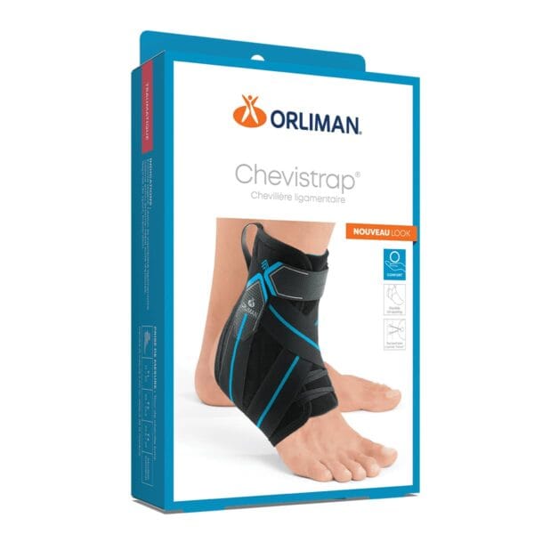 orliman-chevistrap-pack-1200 photo de l'emballage de la chevillère ligamentaire Chevistrap