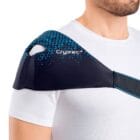 Orthèse Cryotec+ pour séance de cryothérapie au niveau de l'épaule